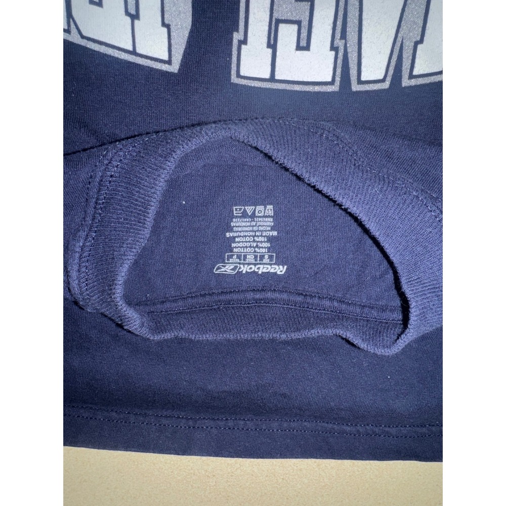 Reebok Michael Irvin Dallas Cowboys 88 Career Highlights Navy Blue T-Shirt S - Picture 3 of 3